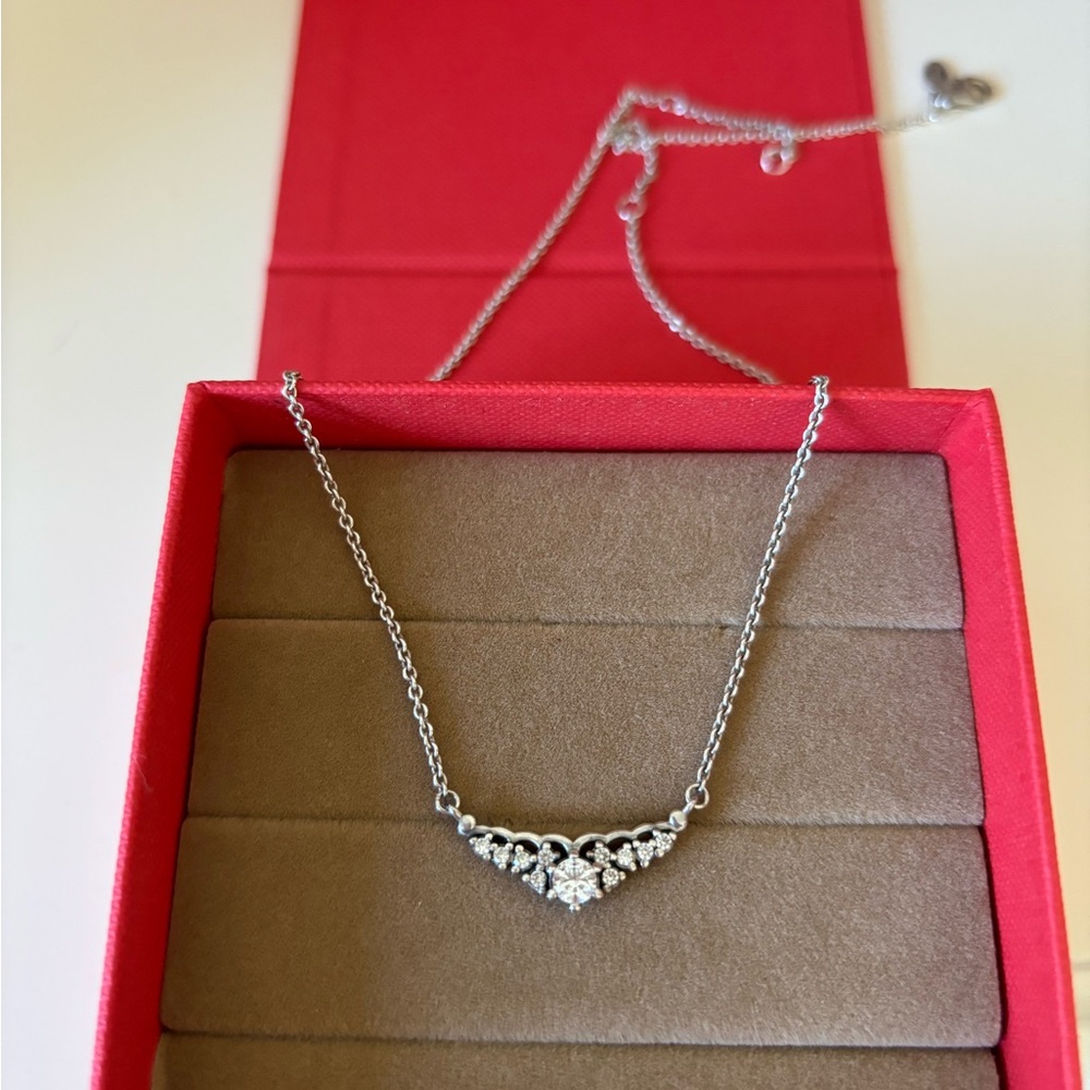 Pandora silver necklace